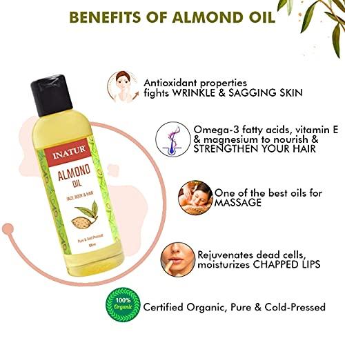INATUR Inatur Herbals Sweet Almond Cold Pressed Oil 100ml