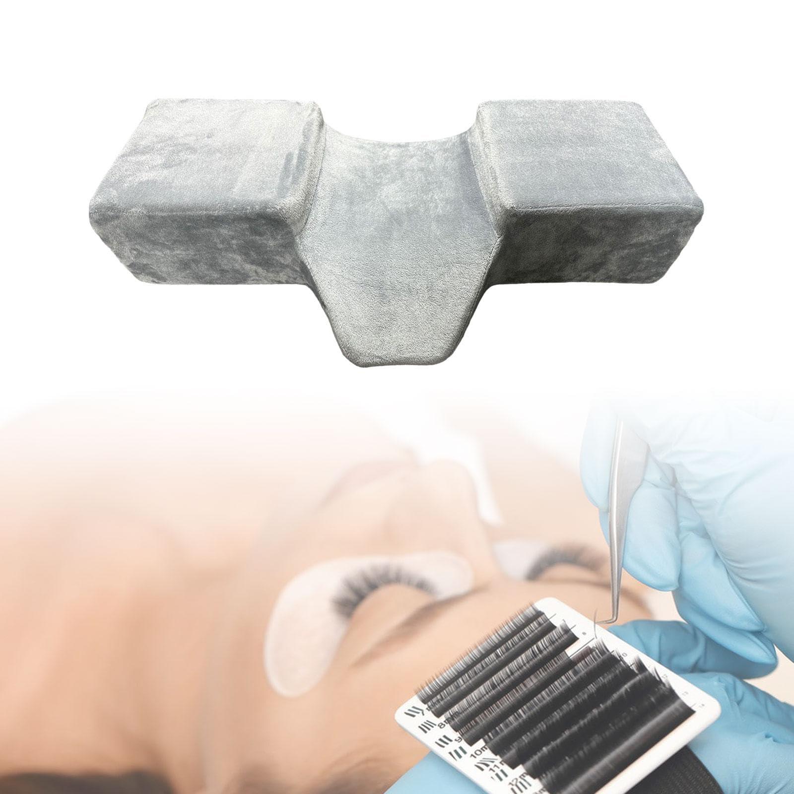 NinthAvenue Basics NinthAvenue Basics Lash Pillow Memory Foam Neck Pillow Professional for Lash Extension Soft Ergonomic Curve Neck Pillow Salon Pillow for Beauty, Gray