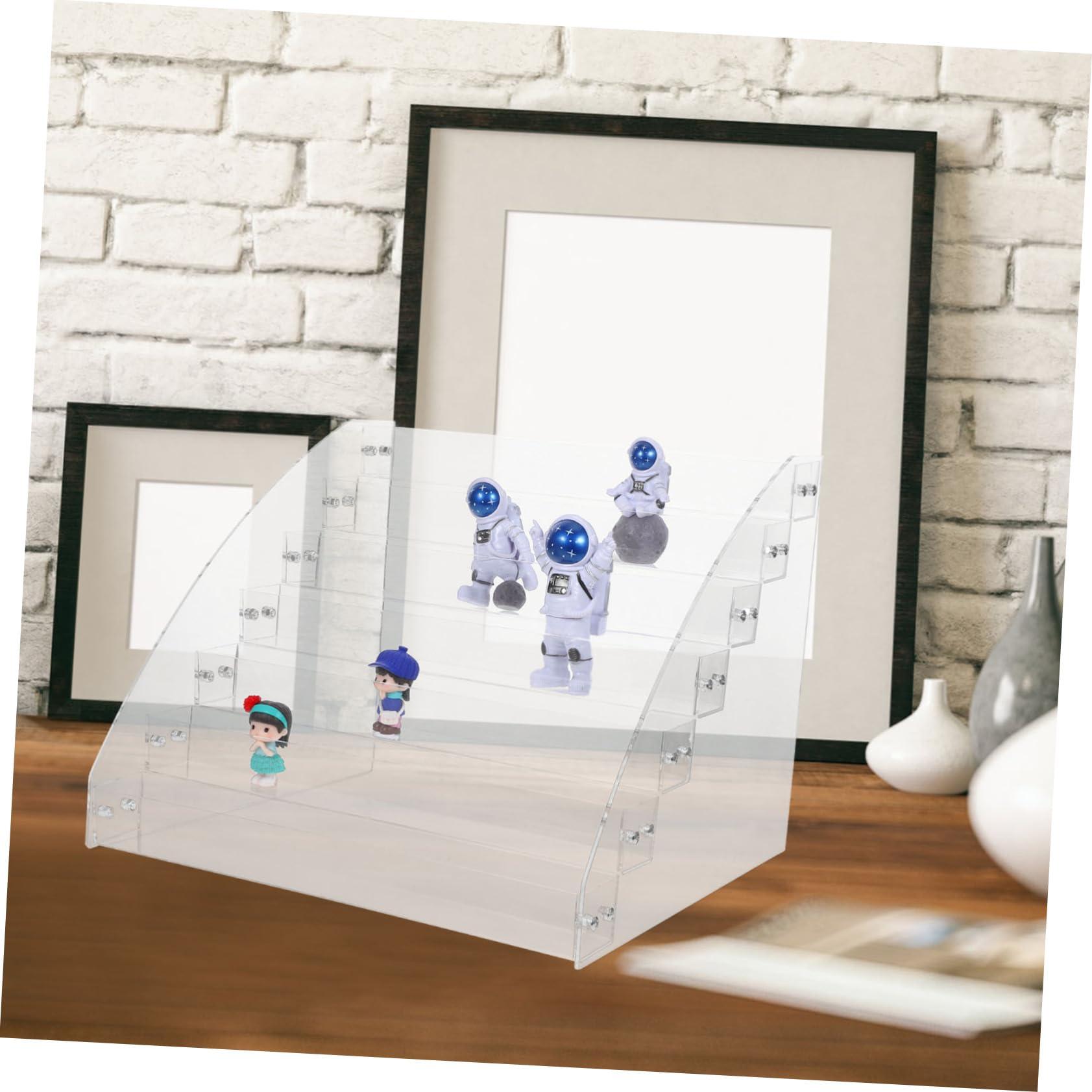 OHPHCALL OHPHCALL Lipstick Nail Polish Display Rack Acrylic 7-Layer Storage Modern Makeup Organizer