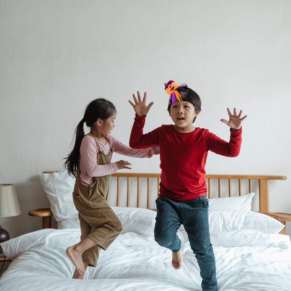 Bohend Bohend 10Pack Boho Headbands Wide Flower Hair Band Boho Bandeau Stretchy Athletic Daily Use Hair Accessories for Women and Girls (D)