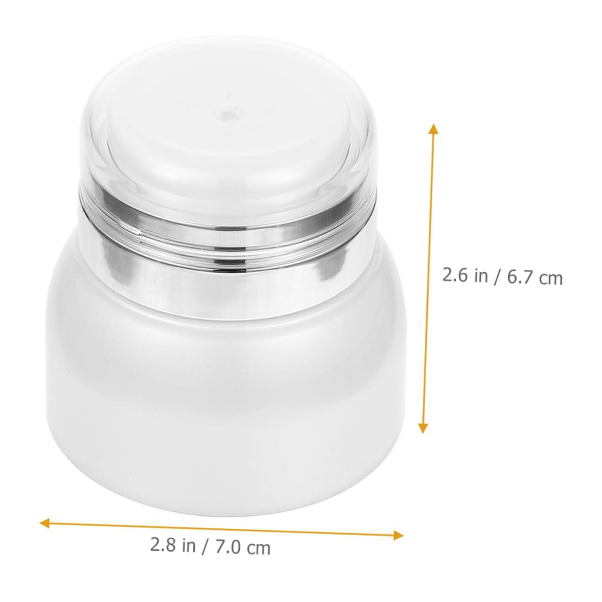 PAMINGONO PAMINGONO Cream Bottle Cosmetic Jars Cream Sample Bottles Lotion Containers Portable Face Brush Cleansing Refillable Airless Pump Bottles Empty Cosmetic Bottles Vacuum Container Acrylic Acid