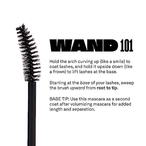 BABE ORIGINAL Babe Original Babe Lash Mascara - Smudge Proof, Long Lasting & No Clump Formula, Buildable Volume, Water Resistant, Dramatic Black