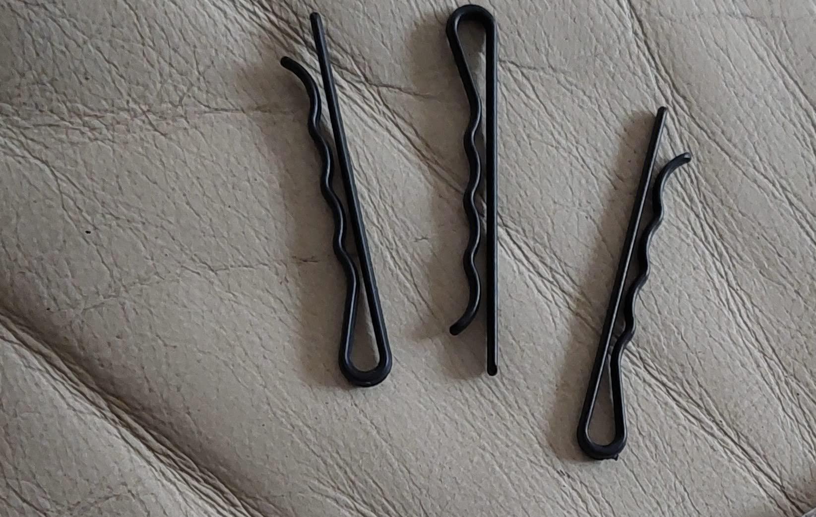 Metal Free Styling Metal Free Bobby Pins - BLACK-BROWN-CLEAR