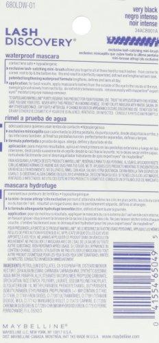 Maybelline New York Maybelline New York Lash Discovery Mini-Brush Waterproof Mascara, Very Black, 0.16 fl. oz.