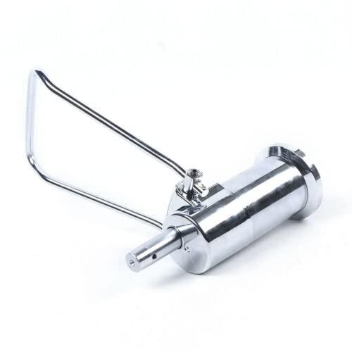 CNCEST Barber Chair Hydraulic Pump, 440 lbs Salon Chair Part Replacement Pump Universal Barber Chair Replacement Hydraulic Pump 6 Screw Pattern Replacement Pump Adjustable for Barber Salon Chair