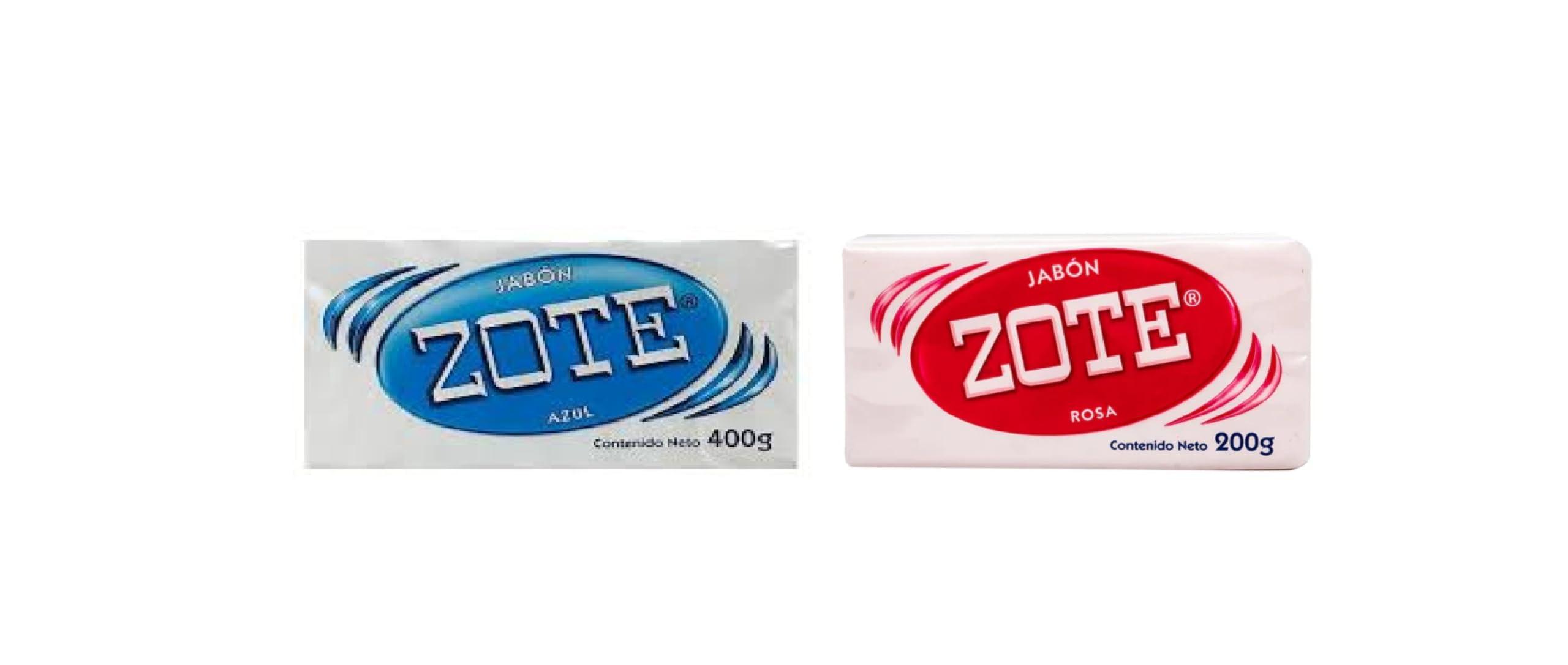Tooludic Laprove Zote Soap White 1 x 400 g and Pink 1 x 200 g