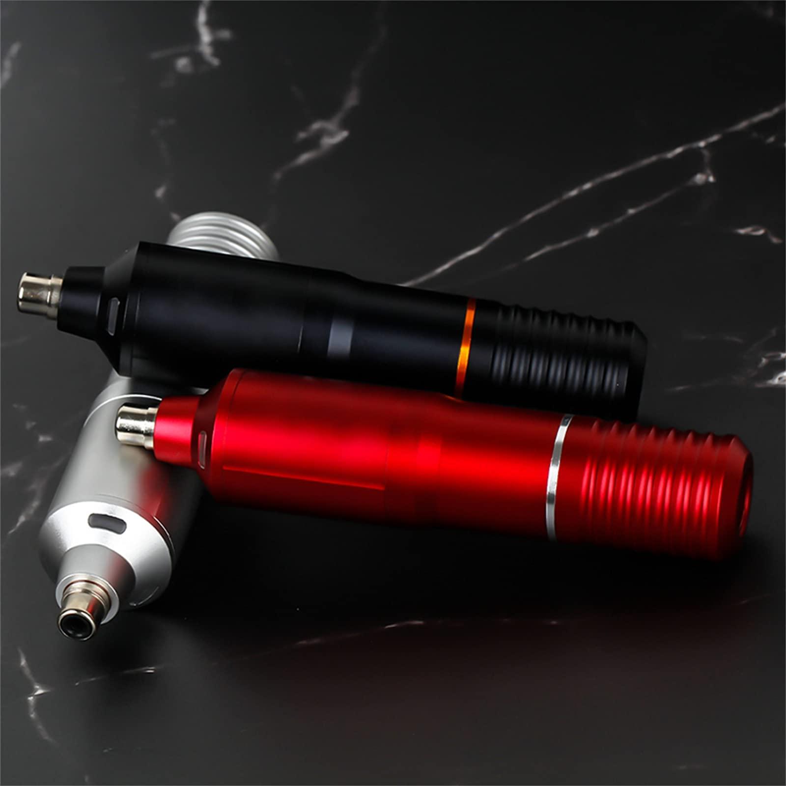 SMax Professional Rotary Tattoo Machine Strong Motor RCA Interface Cartridge Tattoo Pen for Tattoo Artists,Red