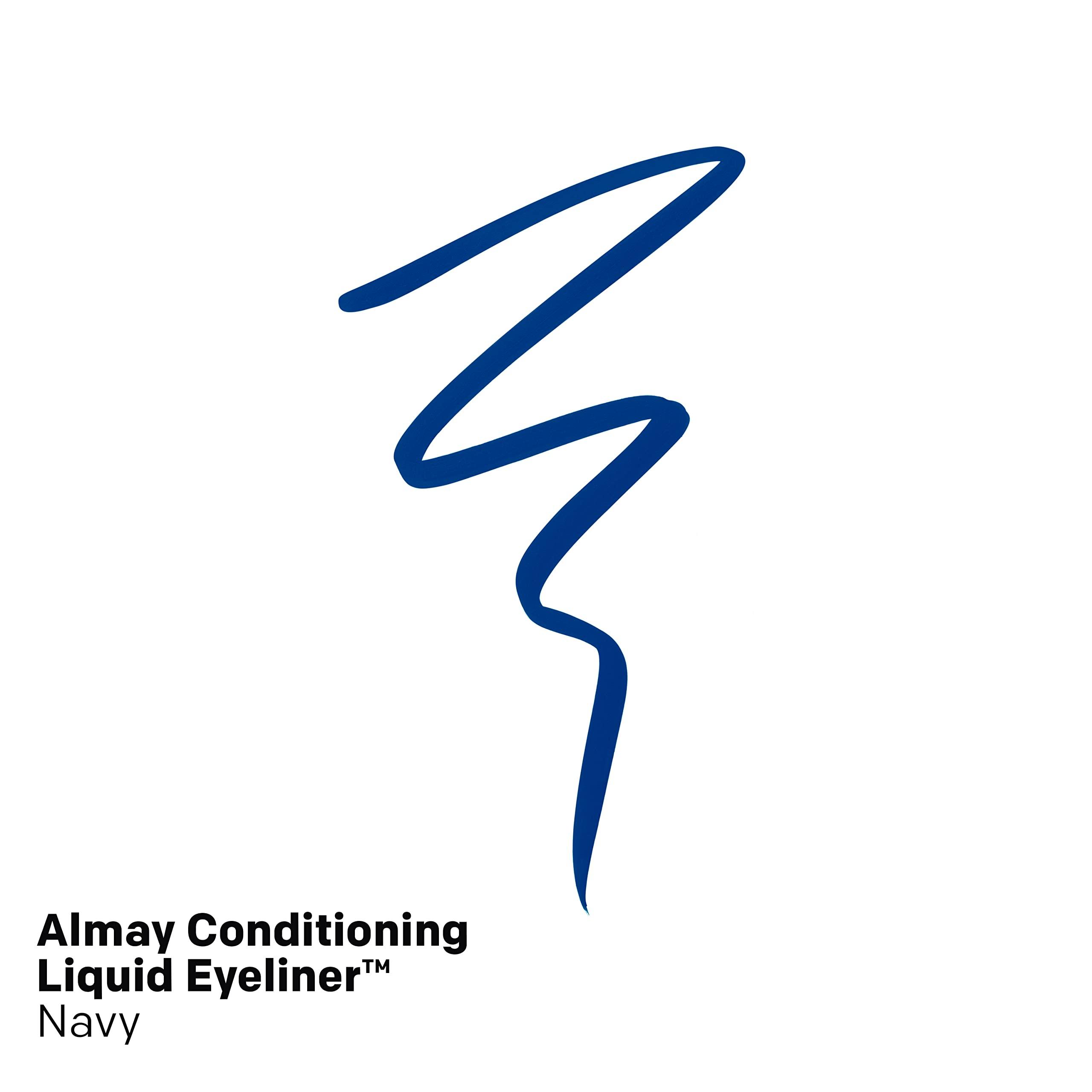 Almay Almay Conditioning Liquid Eyeliner, Longwearing, Waterproof, Hydrating, 30 Navy, 0.03 fl oz.