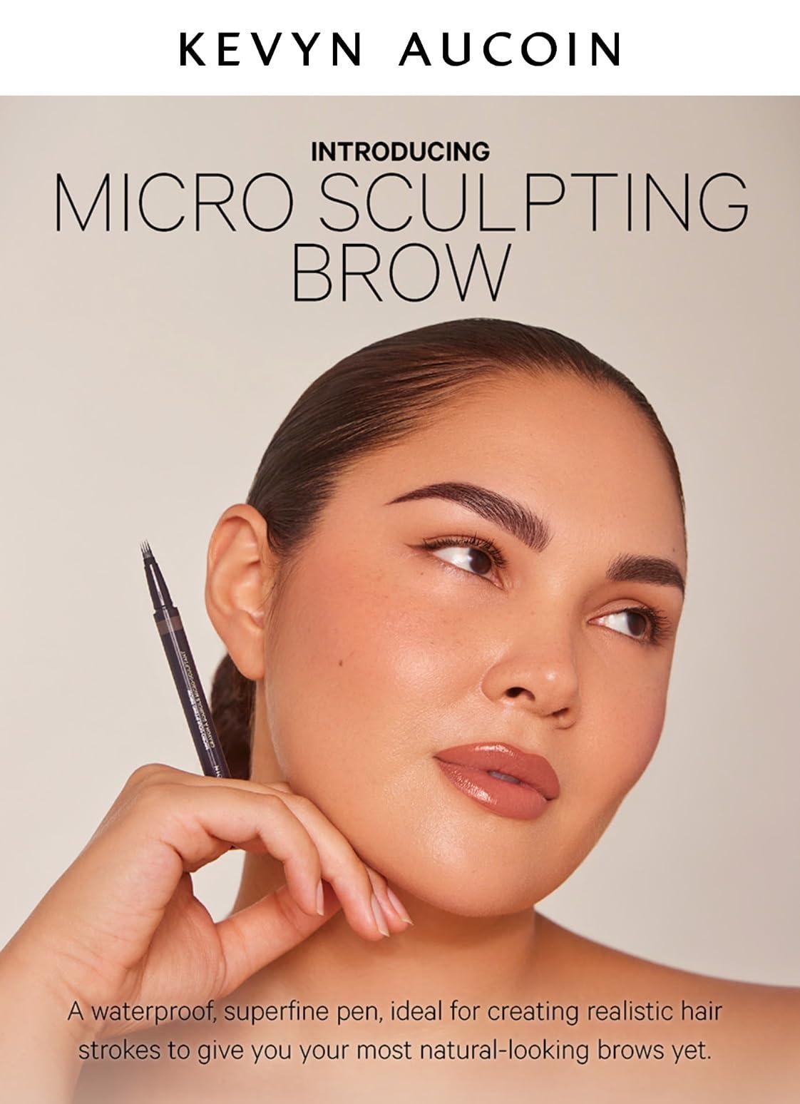 Kevyn Aucoin Kevyn Aucoin Micro-Sculpting Brow, Blonde color: A waterproof, superfine multi-tipped pen ideal for creating realistic brow hair strokes. Long wear, precise application, easy use. Make-up artist go to