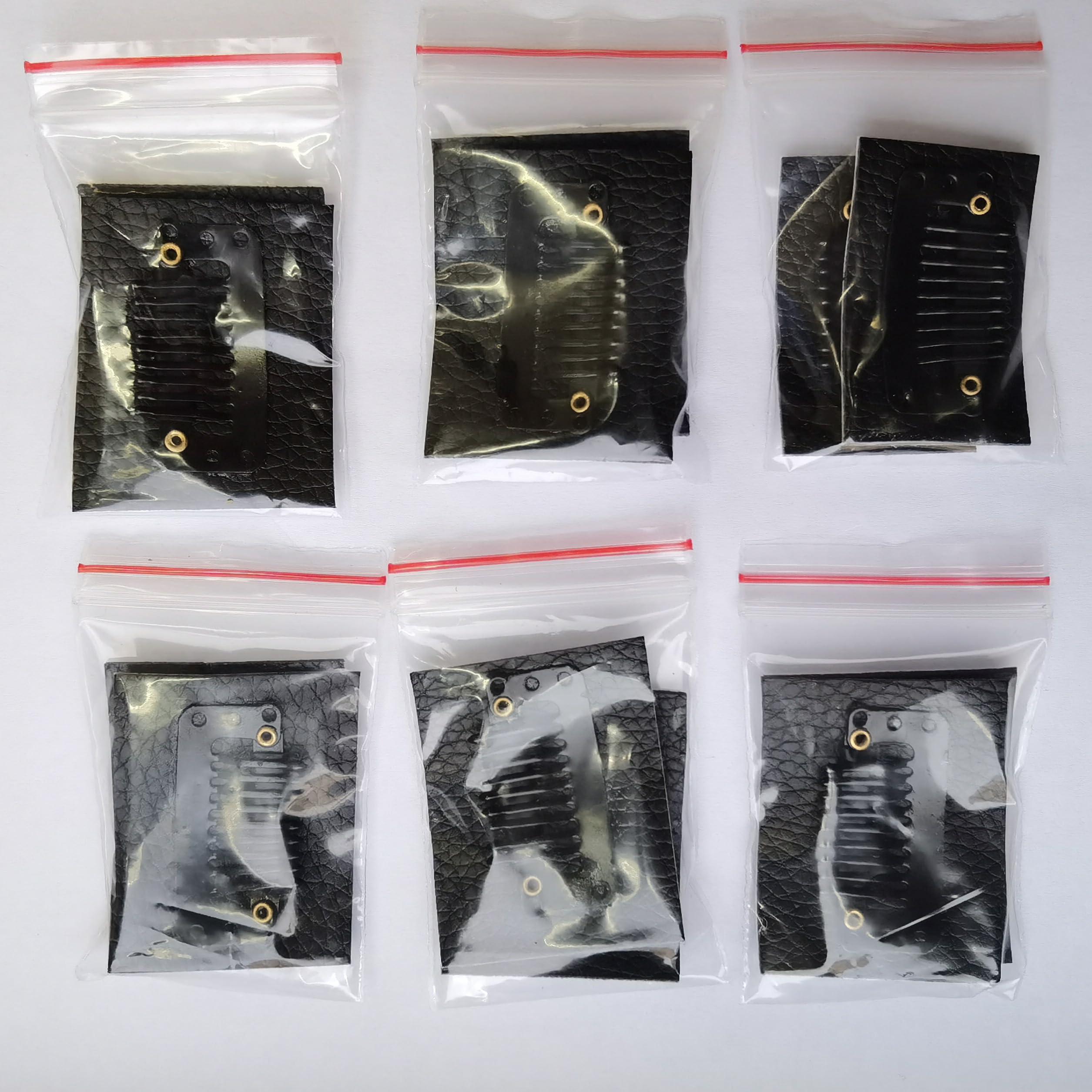 Rooherd Rooherd Keep-kippah clips Hair Clip Set: 6pairs yamaka jewish hat kippah for men yarmulke clips combs for kids adhesive with clips built in side12 pairs, Black