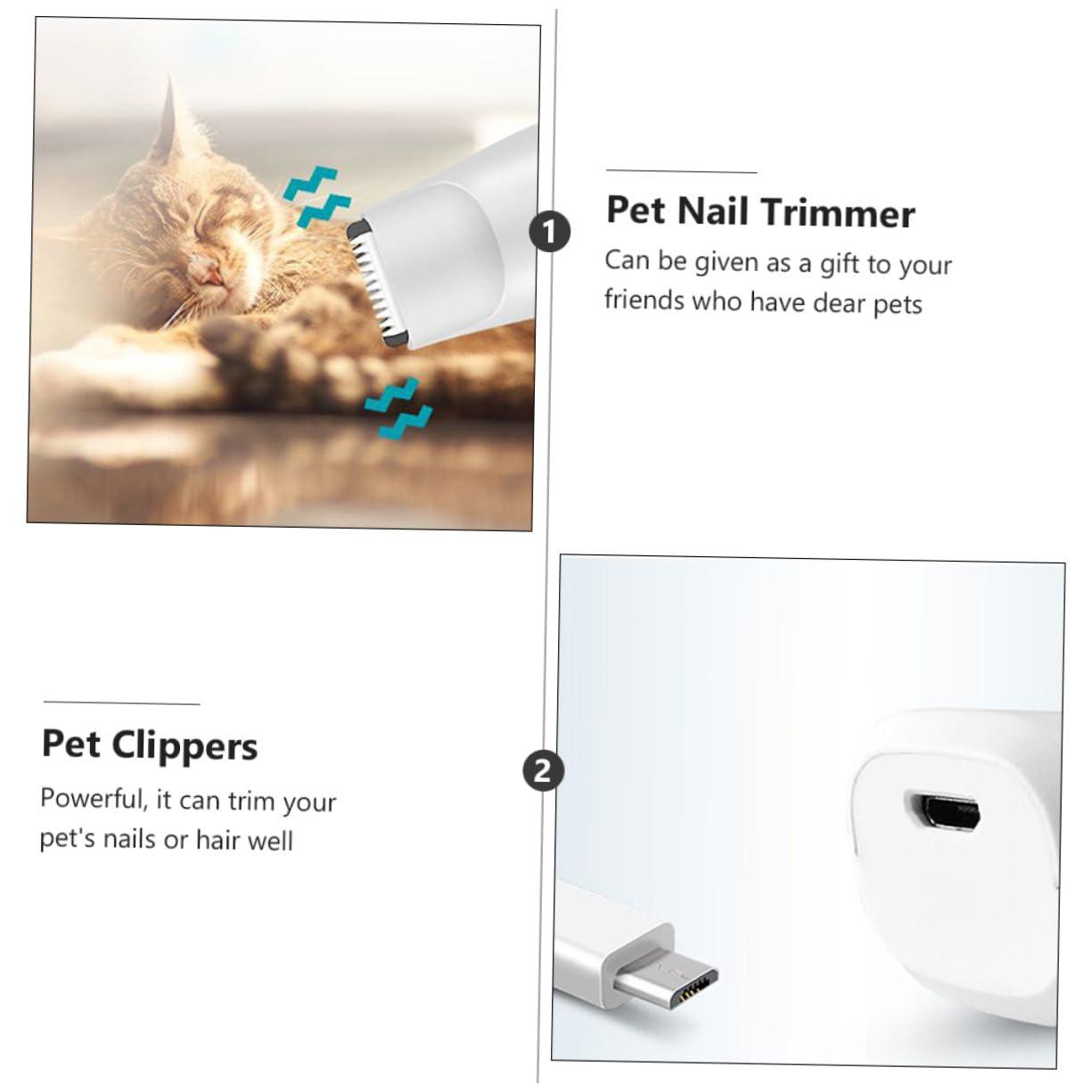 SUPVOX SUPVOX Pet Grooming Essentials Dog Hair Clipper Nail Polisher Trimmer Shearing Tool Low Noise for Pet Care