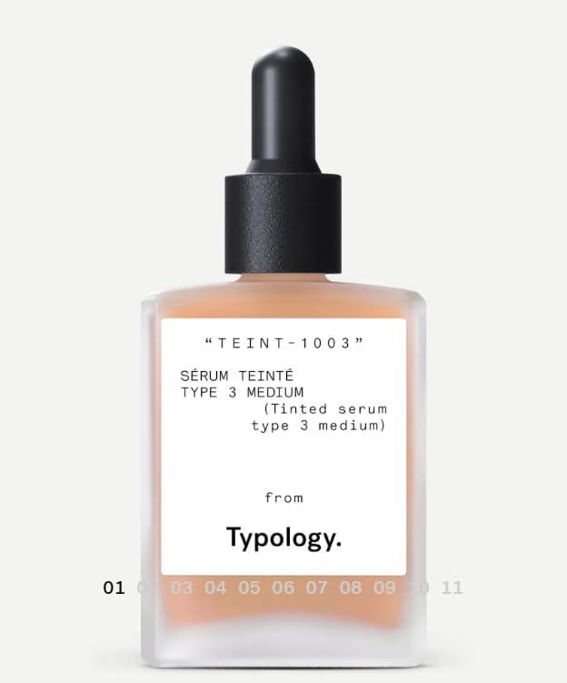 Typology Typology Tinted Serum with Vitamin C, Squalane & Aloe Vera - Type 3 / Medium