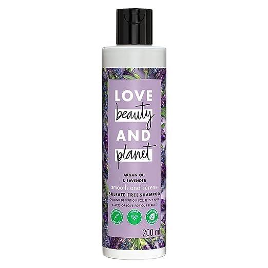 Generic Lo.ve Bea.uty & Pla.net Argan & Lavender Anti Frizz Combo with Sulfate free Shampoo & Conditioner