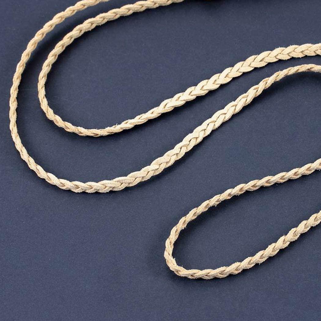 Uranian Uranian Boho Feather Headband Indian Gypsy Hippie Hairband Braided Rope Headdress Adjustable Headpieces for Festival Costume Hair Accessories for Women and Girls (3*White)