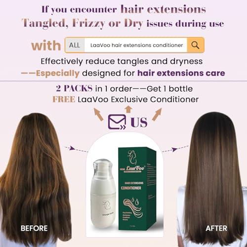 LaaVoo LaaVoo Clip in Hair Extensions Black Ombre Real Human Hair Clip in Extensions Ombre Black to Light Brown Balayage Light Blonde Human Hair Extensions Clip ins for Short Hair 12 Inch 5pcs 80g