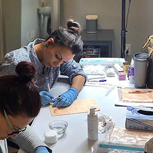 Stylia Microblading Supplies 10 Piece Tattoo Practice Skin For Eyebrows: Permanent Makeup Silicone Skin To Practice Brow Micro-Blading And Needling, Fake Skin Sheets For Professionals And Beginners