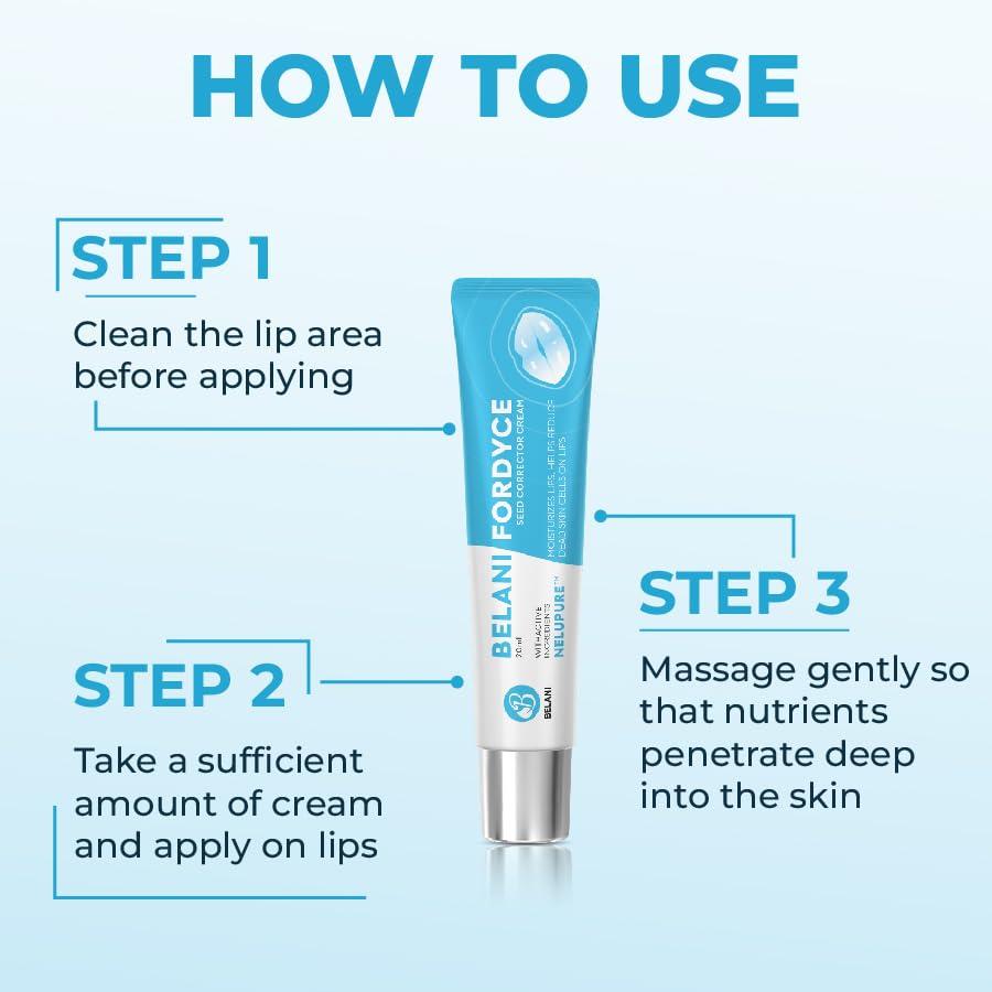 HVSun HVSUN Lip Acne Cream, Fordyce Seeds - Lip Acne, Moisturizes, Improves Dry, Chapped Lips, Reduces Dark Lips - 20ml (Set 2)