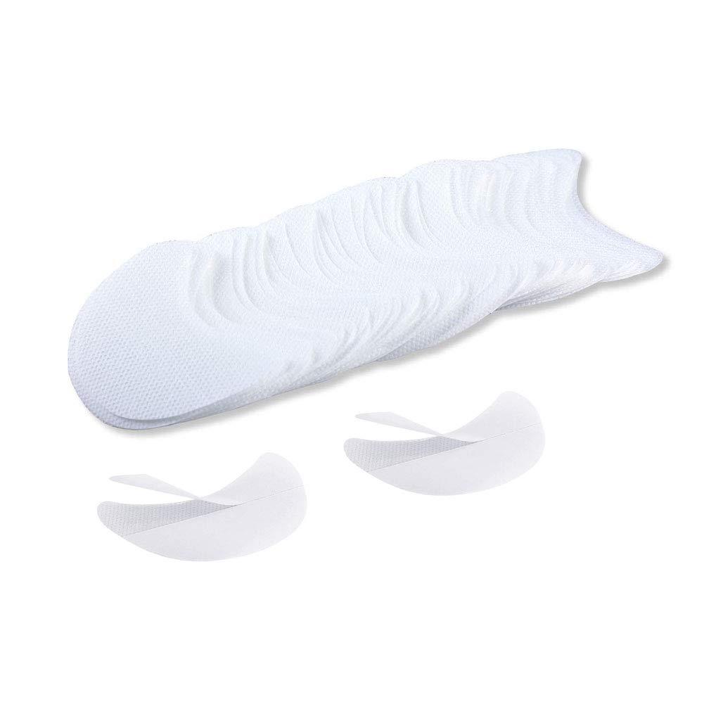 mollensiuer 100 Pcs Eyeshadow Patches White Eyeshadow Protection Pads Eyeshadow Pads Stencils Professional Eyeshadow Protection For Eyelash Extensions, Lip Makeup(S)