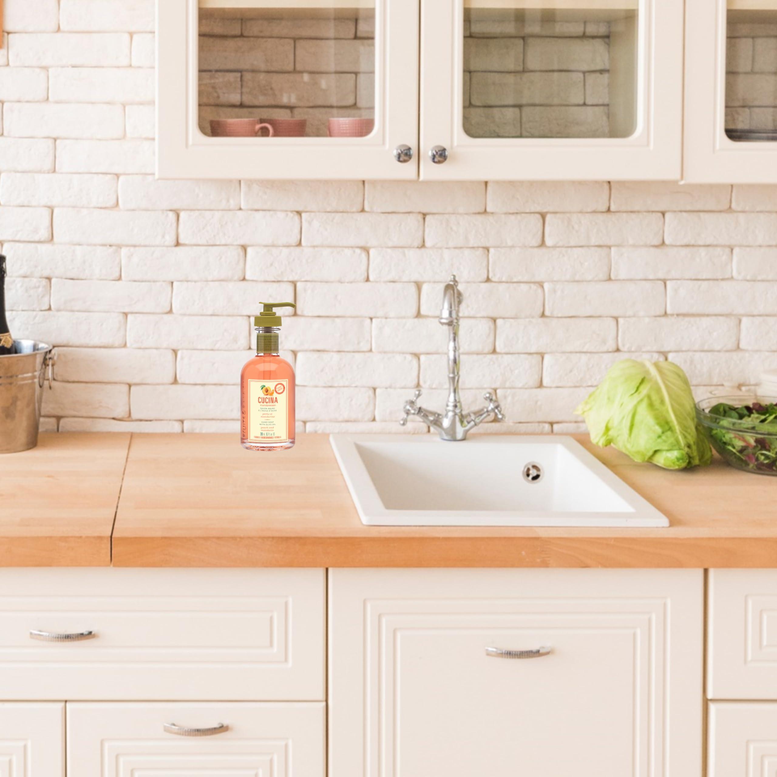 Cucina Cucina Fruits & Passion Peach and Mandarin Hand Soap, 200ml