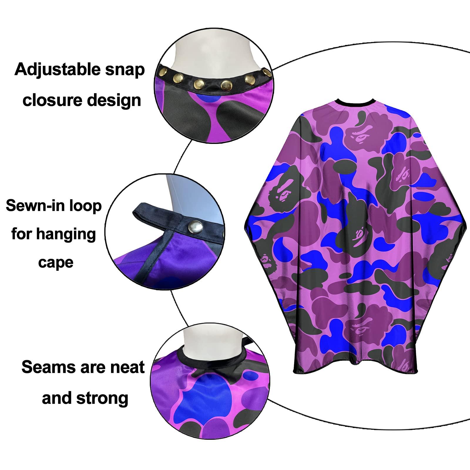 Barbohoo New Camouflage G Barber Cape for Men - Professional Salon Cape with Snap Closures - Waterproof - 63\' 56\'