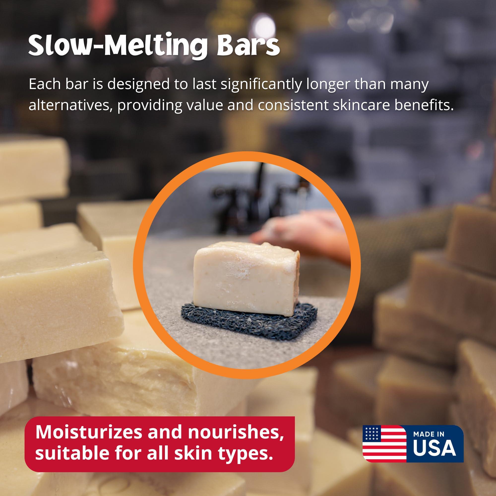 Goat Milk Stuff Goat Milk Stuff Goat Milk Soap - OCEAN SOAP | Handmade All-Natural, Goat Milk Soap Bars for Dry Skin Relief, Body & Face Wash for Men and Women, Bar Soap (Box of 2)