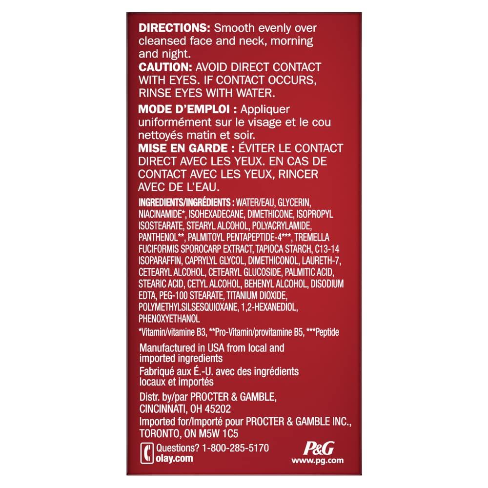 Olay Olay Regenerist Collagen Peptide 24 Face Moisturizer, Trial Size, 0.5 oz