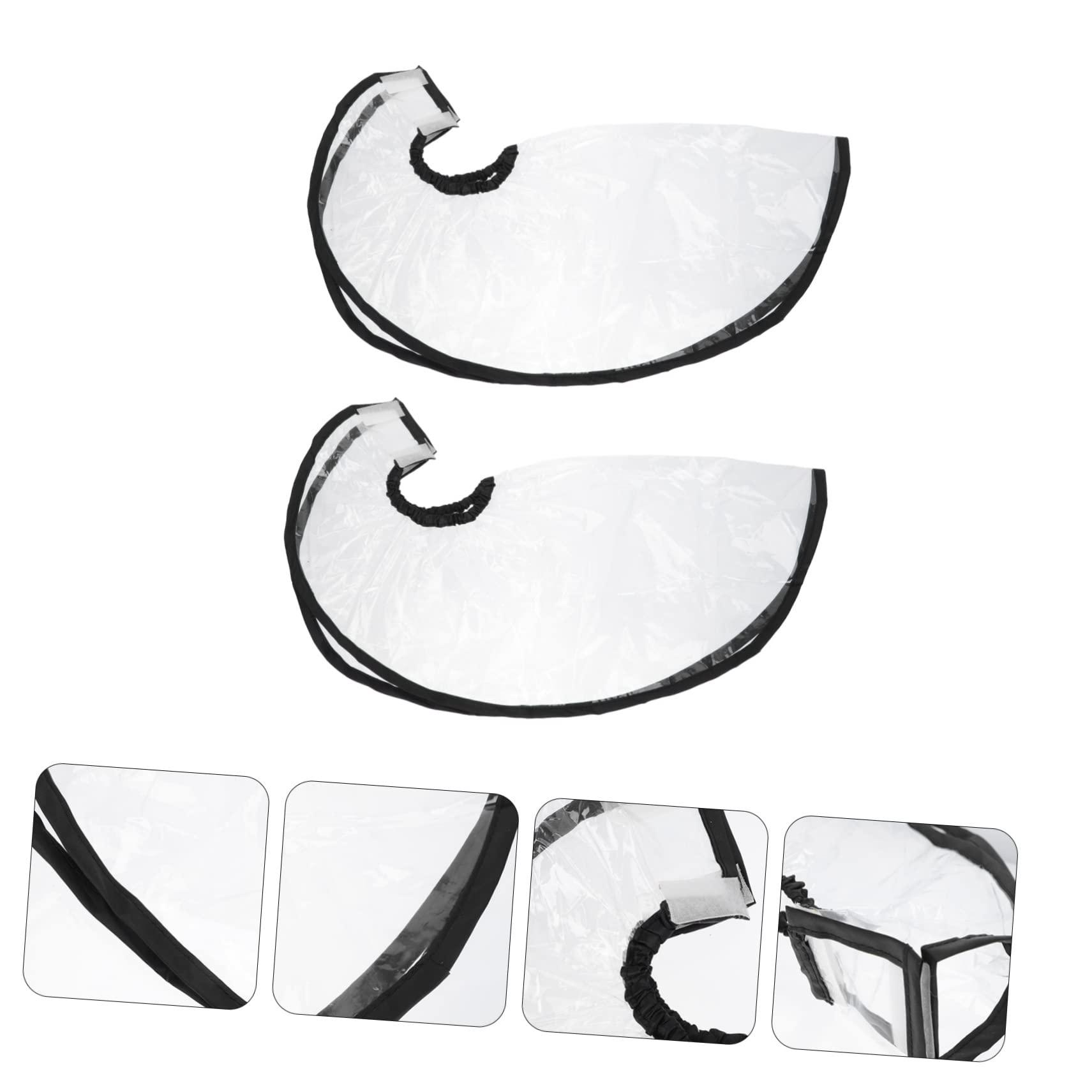 Beaupretty Beaupretty 2pcs Shampoo Funnel Barber Dye Washing Funnel Shampoo Washing Cape Shampoo Cape Barber Cape Salon Funnel Adjustable Clear Shampoo Sheer Cape Shawl Plastic Dye or Hair Bib