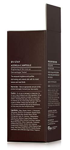 DR.ORACLE DR.ORACLE Acerola–C Ampoule Vitamin C Brightening Serum, Dark Spot Remover, Korean Skin Care Dermatologist Tested, 21;STAY by DR.ORACLE… (1.01 fl oz)