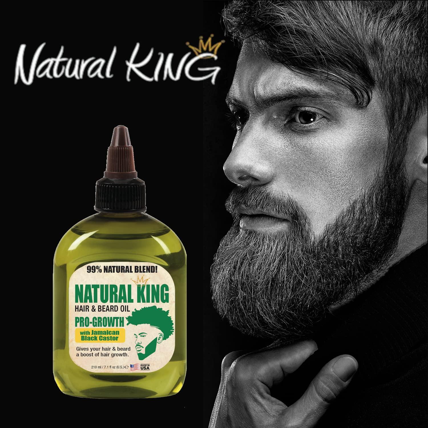 SFC SFC Natural King Pro-Growth Hair & Beard Oil with Jamaican Black Castor Oil 7.1 oz.