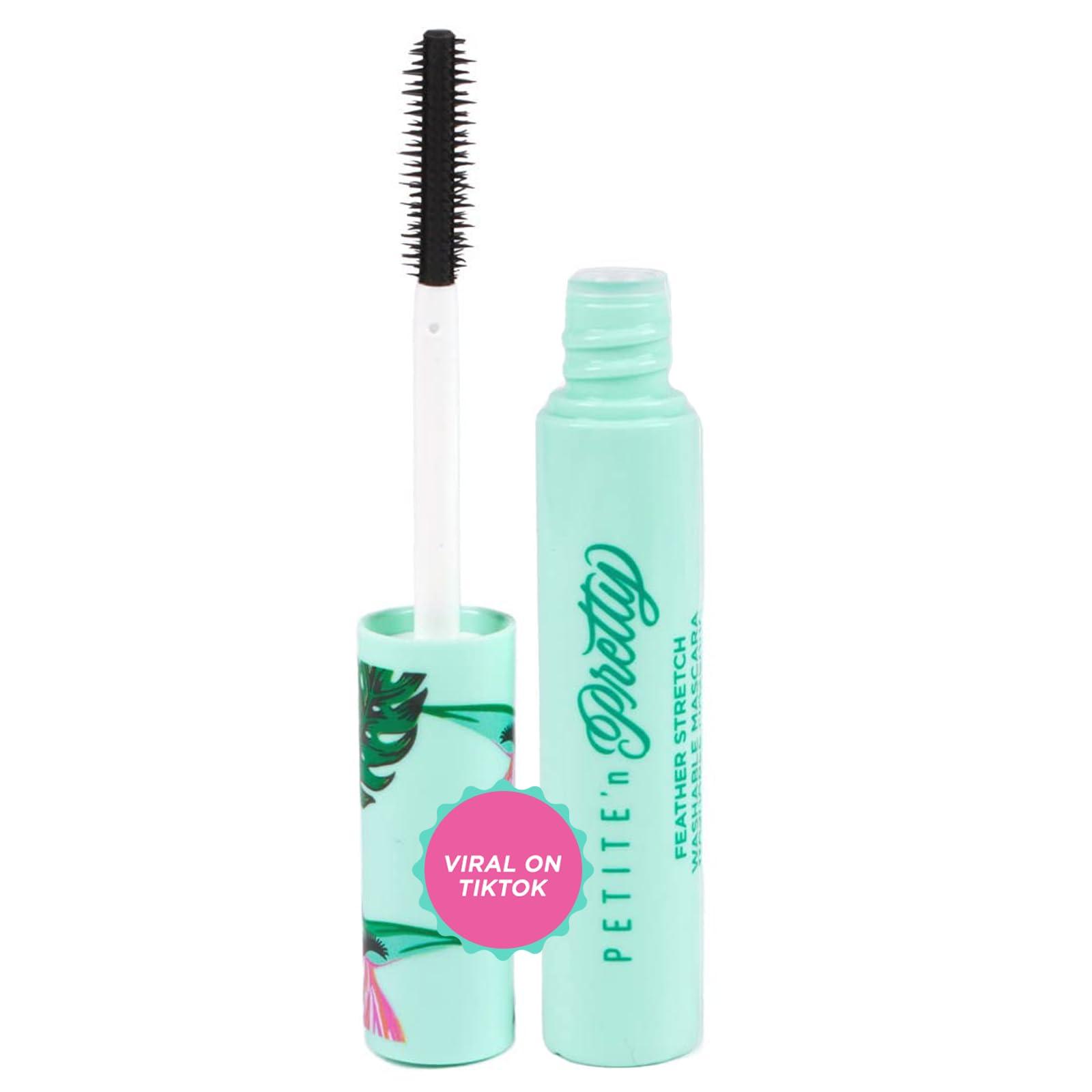 Petite \'N Pretty Petite \'n Pretty Feather Stretch Tubing Washable Mascara - Makeup for Kids, Tweens and Teens - Extends lashes, Easy to Apply & Remove - Non Toxic & Made in the USA - As Seen on TikTok