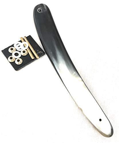 Globalwoods Unique Straight Razor Restoration Horn Scales Handles With Mounting Hardware