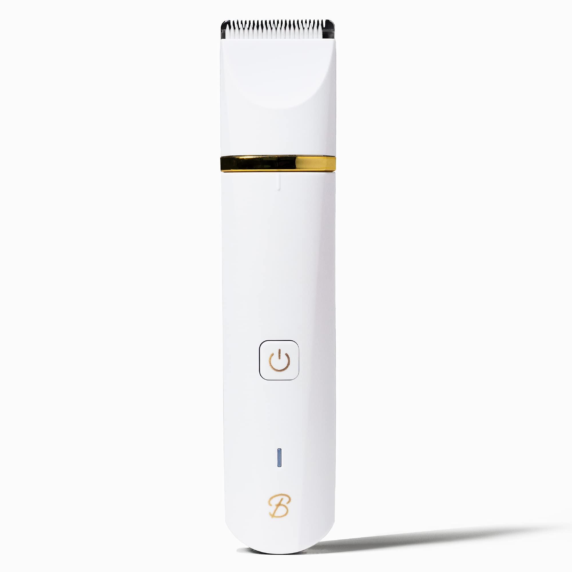 Bushbalm Bushbalm Francesca Trimmer Electric Shaver, 3 Step Routine for Ingrown Hair & Razor Bumps Prevention, Nude Exfoliating Scrub (236 ml), Nude Ingrown Oil (30 ml) and Nordic Dry Brush