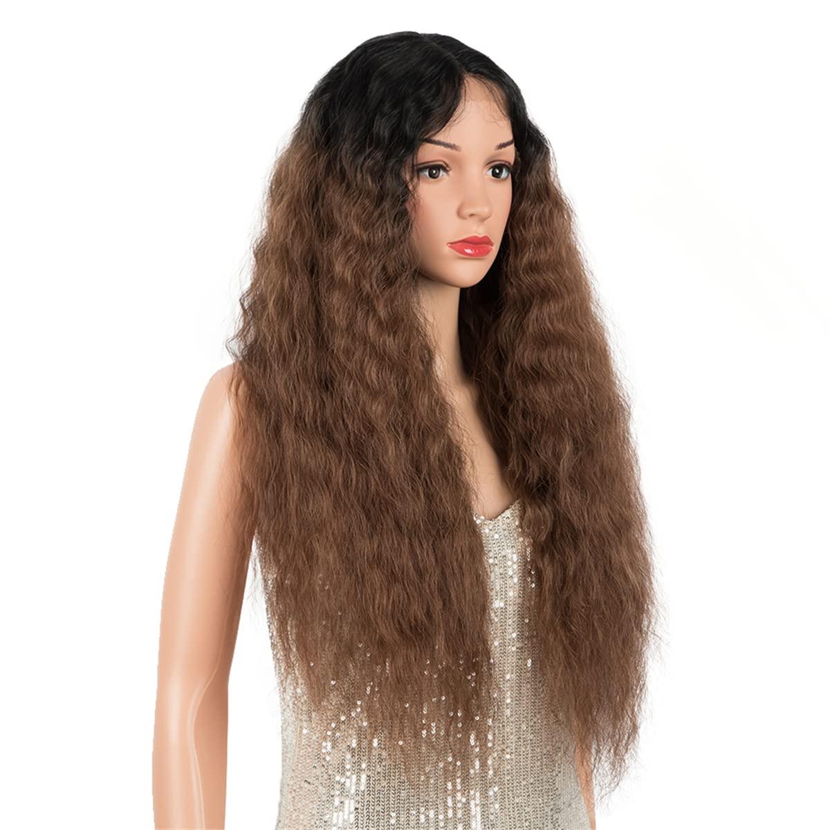 GORGIUS GORGIUS 613 Blonde Water Wave Wig Glueless Lace Front Wig, Crafted with Style-Archive Tech: Premium Fiber & Remy Human Hair Blend with Natural Hairline Pre Plucked Pre Cut Lace Wig