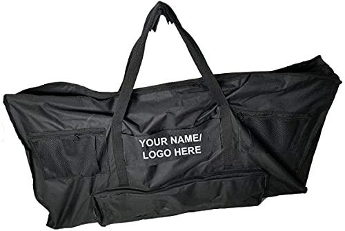 Tuscany Pro Tuscany Pro Portable Makeup Artist Chair - Perfect for Makeup, Salons, Movie Sets - Italian Design - Adjustable Seat Height - Carry Bag Included