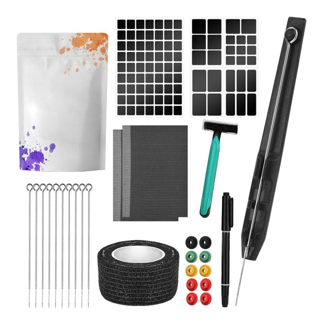 XUEYEGONGJI tattoo needles set Hand Poke and Stick Tattoo Kit Body Artist Template Sticker Needle Set with Bandage 7RL