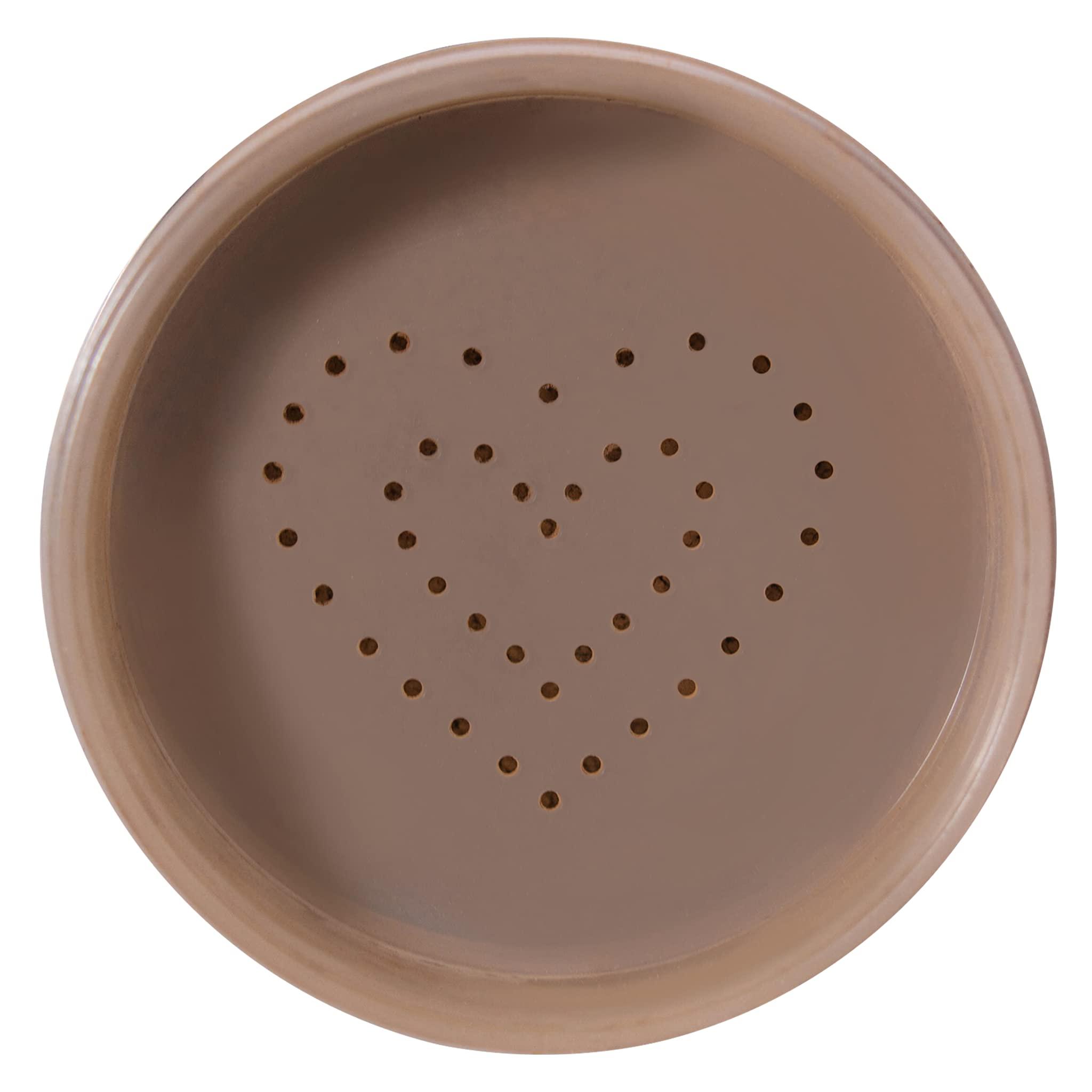 Kimchi Chic Kimchi Chic Beauty Puff Puff Pass Set and Bake Powder, Loose Face Powder with Extra Fluffy Setting Powder Puff, Soft Brown Face Makeup for Uneven Skin Tone, 08 Chocolate