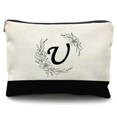 Likjad Likjad Bride Bridesmaid Cosmetic bag,personalized makeup bag,Initial Monogram Personalized makeup bag,bridesmaid gifts,personalized gifts,make up bag,monogrammed gifts for womenU