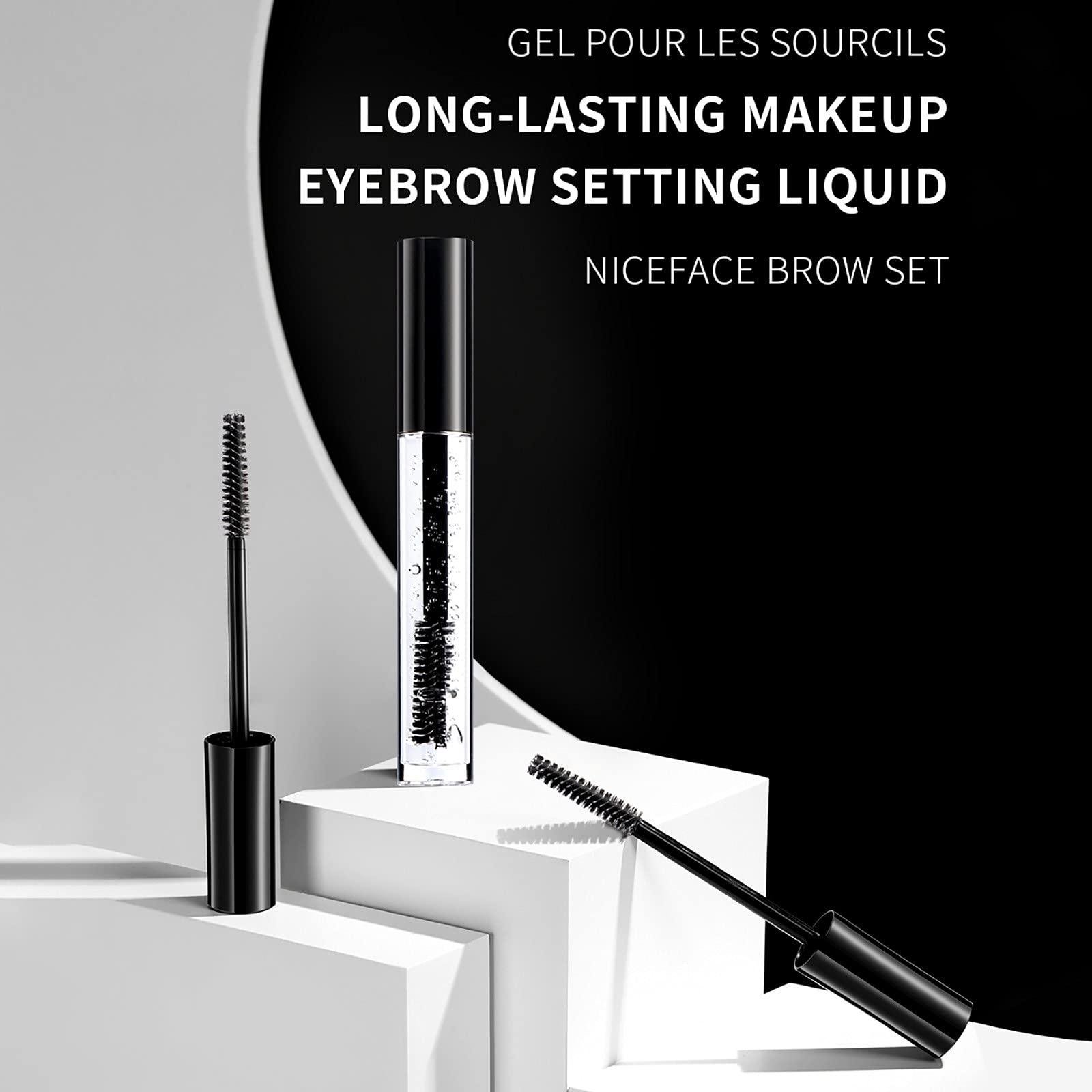 Generic Generic Clear Eyebrow Setting Gel, Transparent Eyebrow Styling Gel, Waterproof And Sweat-Proof Eyebrow Repair Liquid Brows Fixing Gel for Beauty Salon Home Use Makeup, 5 ml / 0.17 fl oz