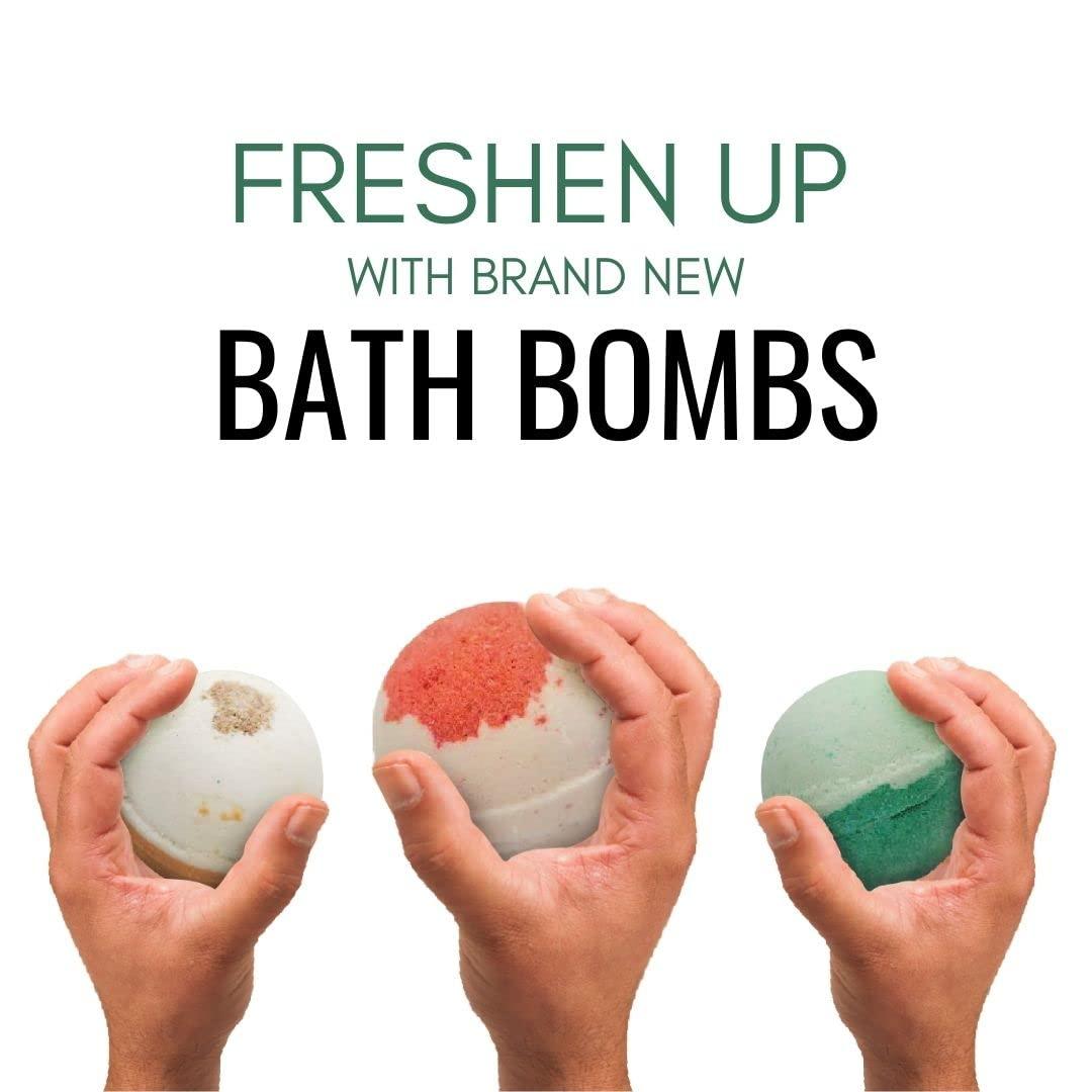 Legend's Creek Legends Creek Farm, Goat Milk Bath Bomb Bundle, Shea Butter & Sunflower Oil, Hydrate and Relax, 18 Oz Total (4-Pack) (Oatmeal Milk & Honey, Bergamot Lime, Chamomile Cherry Blossom, Eucalyptus)