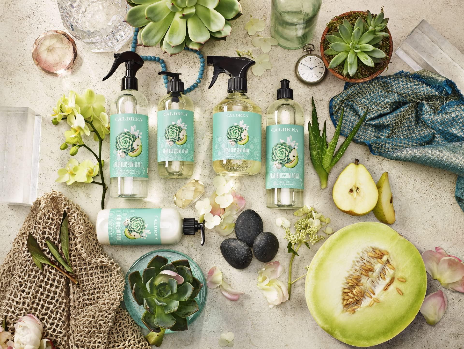 Caldrea Caldrea Hand Lotion, For Dry Hands, Made with Shea Butter, Aloe Vera, and Glycerin and Other Thoughtfully Chosen Ingredients, Pear Blossom Agave Scent, 10.8 oz (Packaging May Vary)