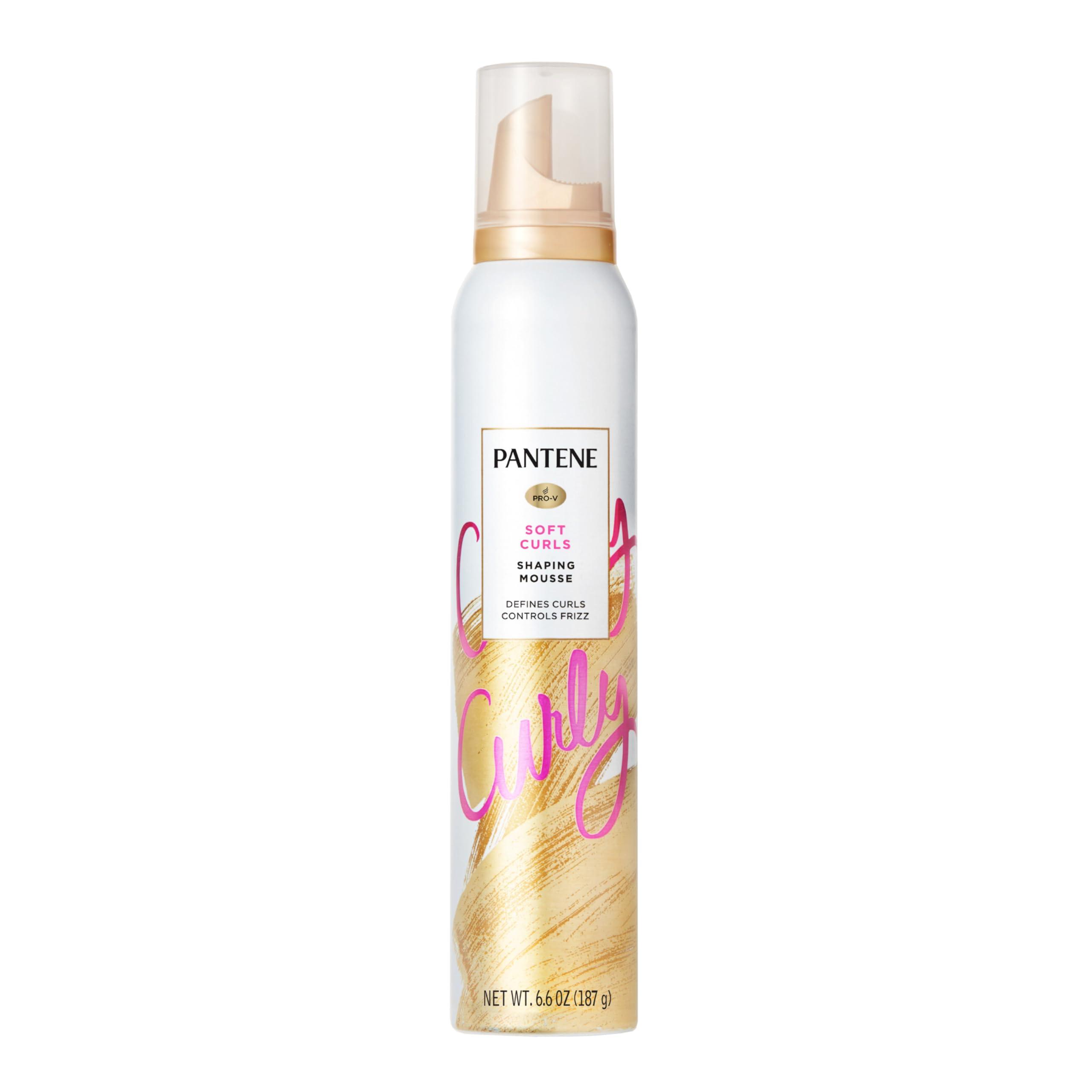 Pantene Pantene Pro-V Curl Mousse to Tame Frizz for Soft, Touchable Curls, 6.6 oz