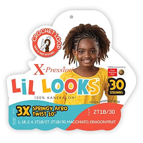Outre Outre Crochet Braids X-Pression Lil Looks Springy Afro Twist 10" (Pack of 3, DRAFRU)