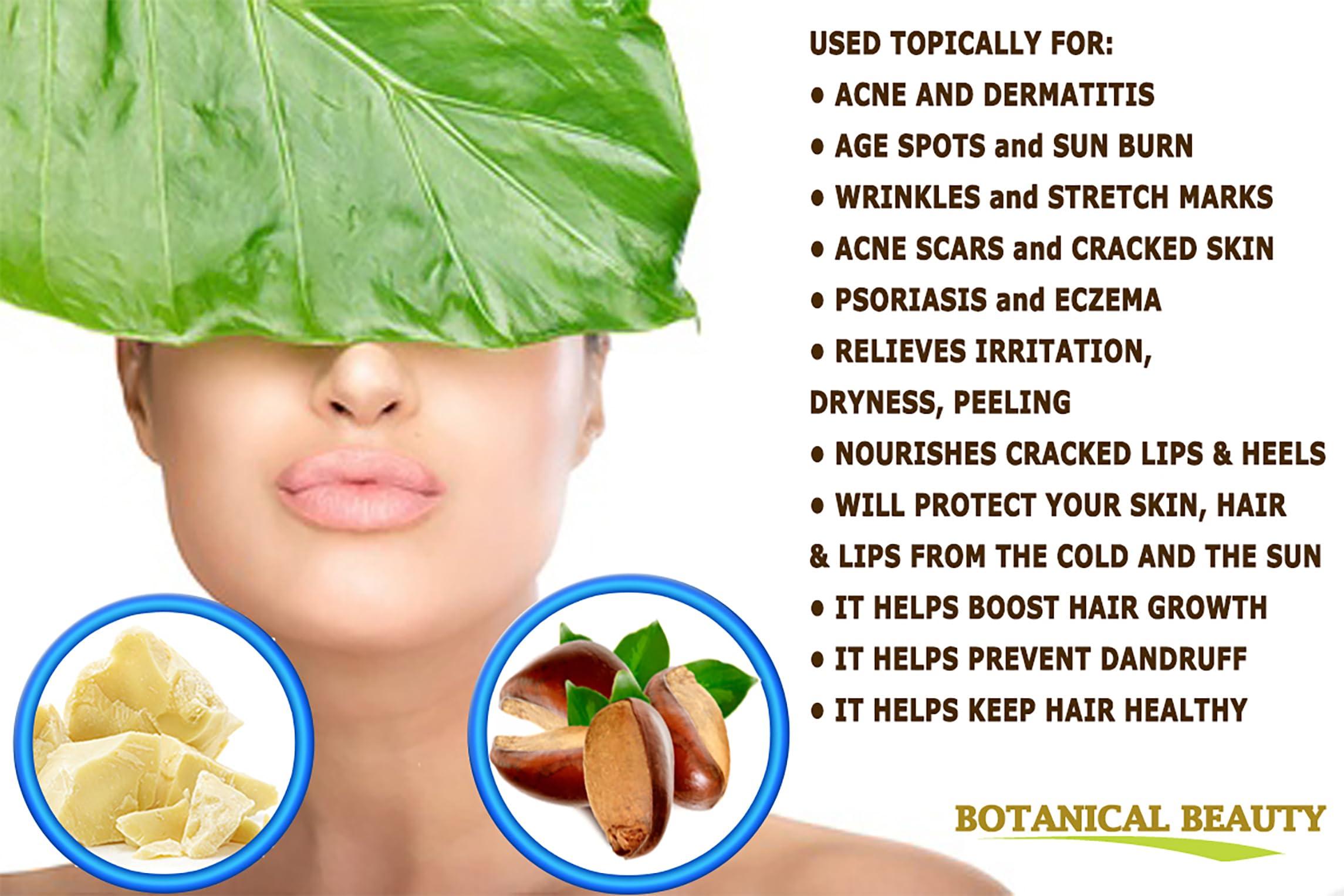 Botanical Beauty Botanical Beauty MURUMURU BUTTER Astrocaryum murumuru 100% Pure Natural, Unrefined, RAW, Virgin. Natural Skin Moisturizer Vegan for Face, Skin, Body, Hair, Lips, Nails, Lotions, Cream 8.46 oz 240 gr