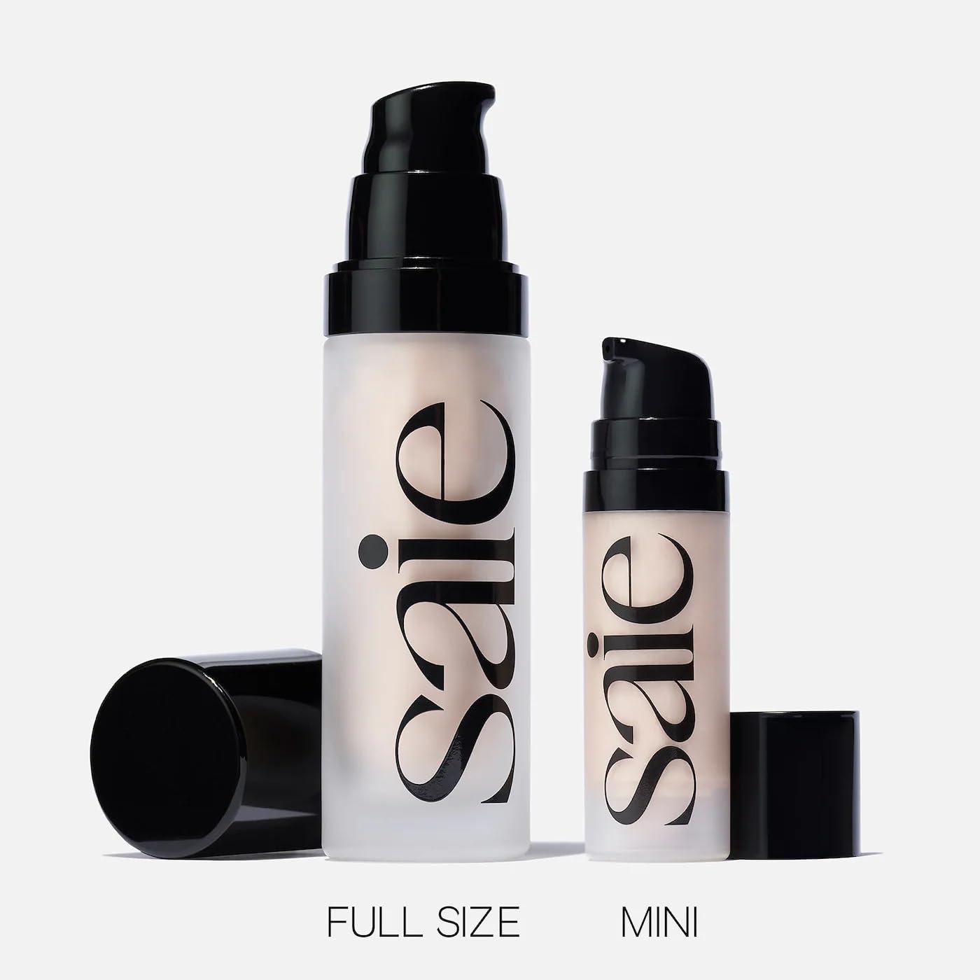 Saie Saie Glowy Super Gel Lightweight Illuminator - Luminizer and Makeup Primer for Glowing Skin - Enriched with Vitamin C + Hydrating Squalane Oil - Starglow (1 oz)