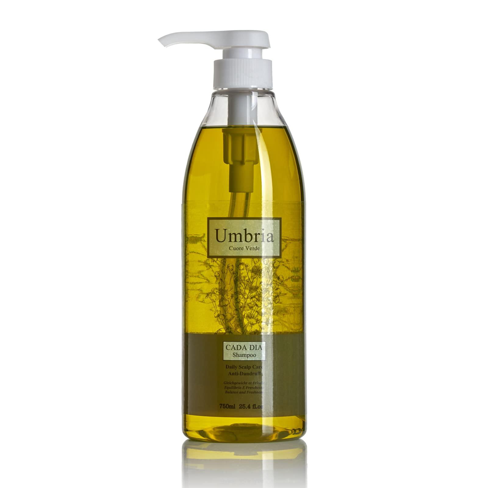 HEALKINBIO Umbria CADA DIA Shampoo 750ml 25.4fl oz For Daily Scalp Care And Anti-Dandruff, Scalp Calming