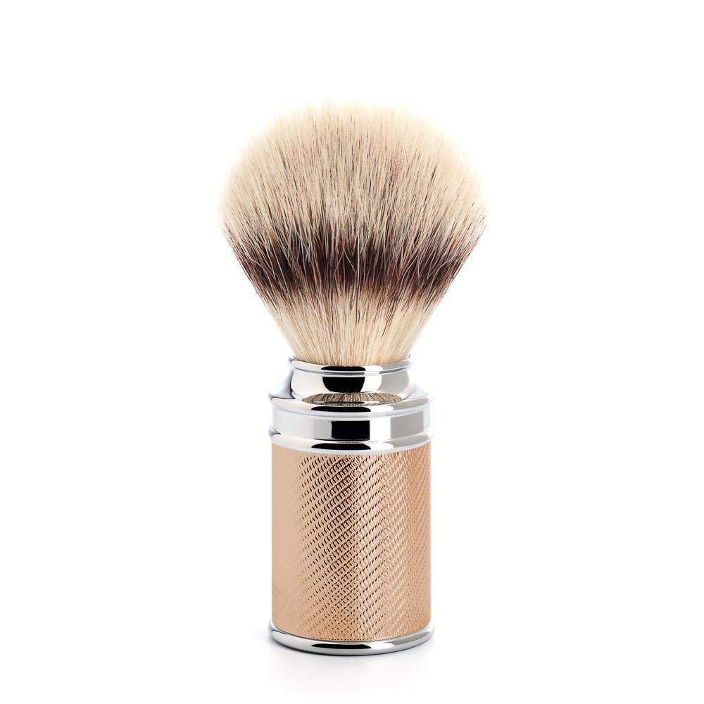 M MHLE MHLE Rosegold Silvertip Fibre Safety Razor (Open Comb) Shaving Set