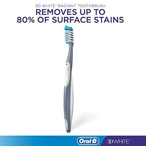 Oral-B Oral-B 3D White Radiant Whitening Toothbrush, Soft, 2 Count
