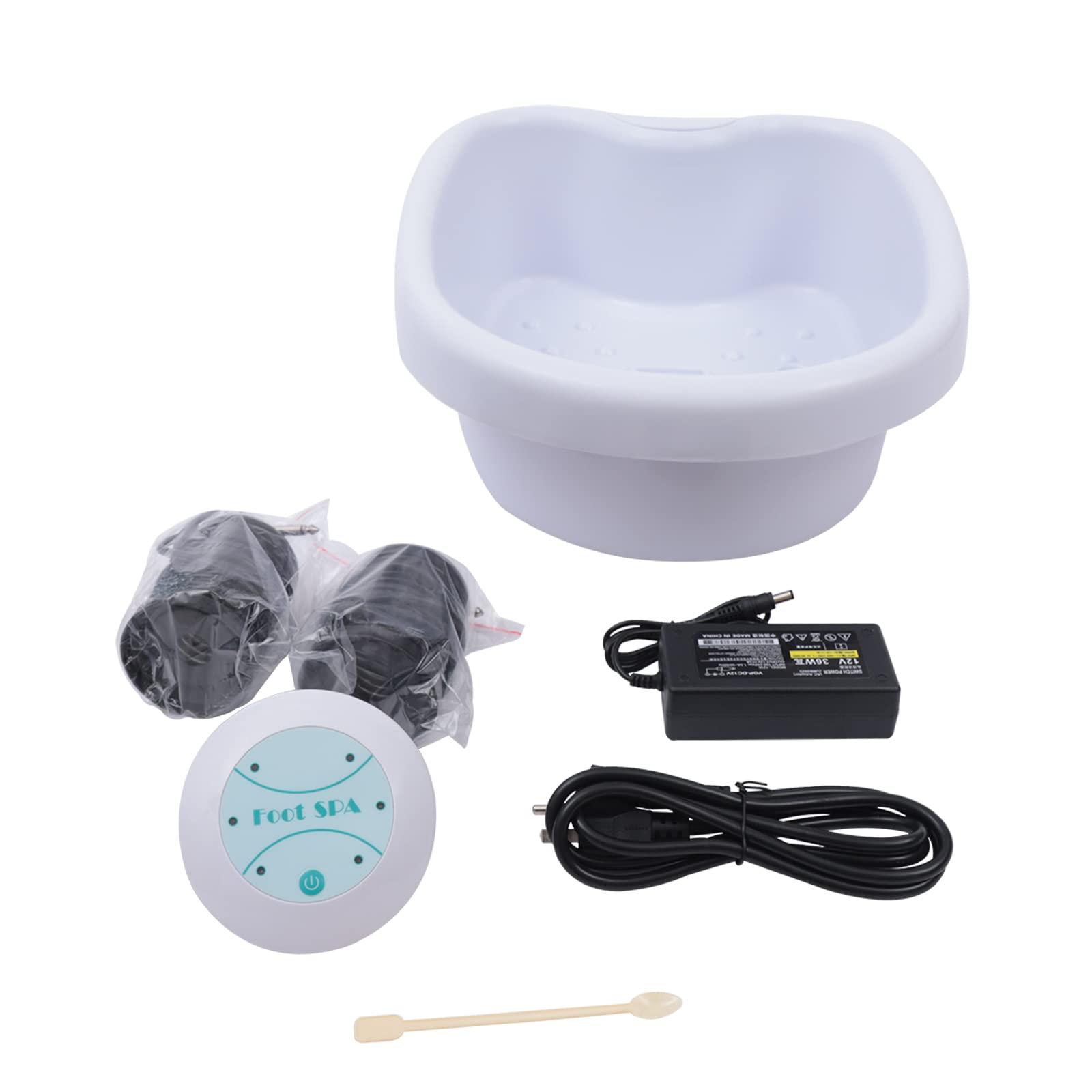 BAIODNB BAIODNB Ionic Foot Bath Detox Machine, Pedicure Foot Spa Bath Detox Foot Spa System for Home Use,Ionic Cleanse Detox Foot Bath Spa Machine with Foot Bath,2 Ionic Spa Arrays Foot Soaking Tub