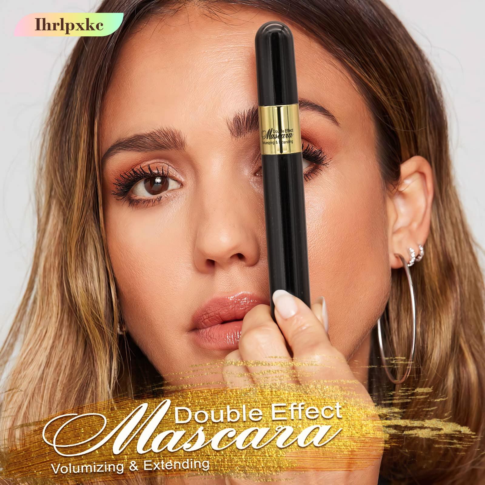 Ihrlpxkc Tubing Mascara Waterproof & Smudge-Proof - Long-Lasting Mascara for Length and Volume, Curling Eyelashes, No Flaking and No Clumping, Cruelty Free, Eye Makeup, Black (Pack of 1)