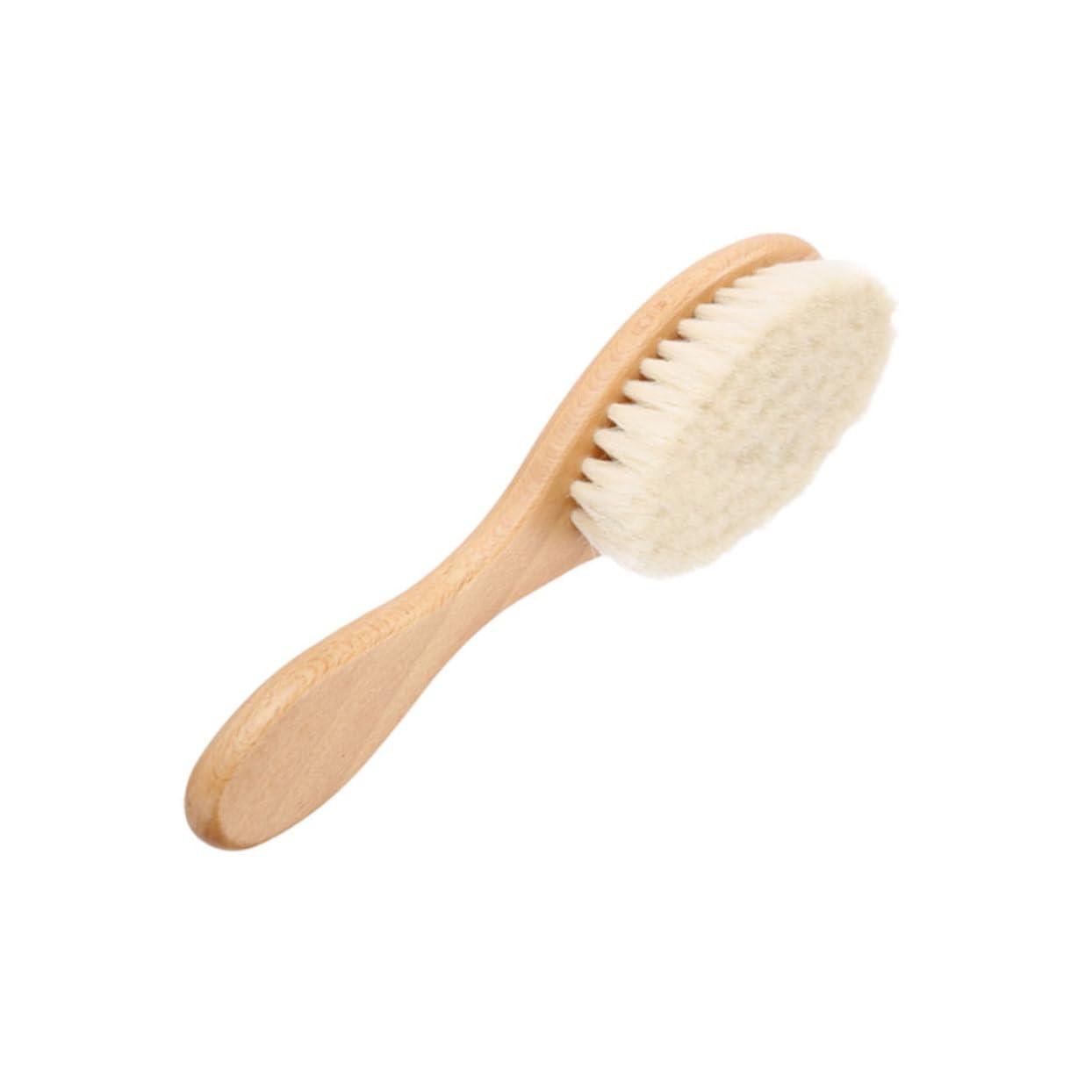 Beavorty Beavorty Beard Comb and Brush Bush Comb Mustache Brush 3pcs Men Face Clean Brush Beard Brush Shaving Brush Wool Brush Mustache Bush